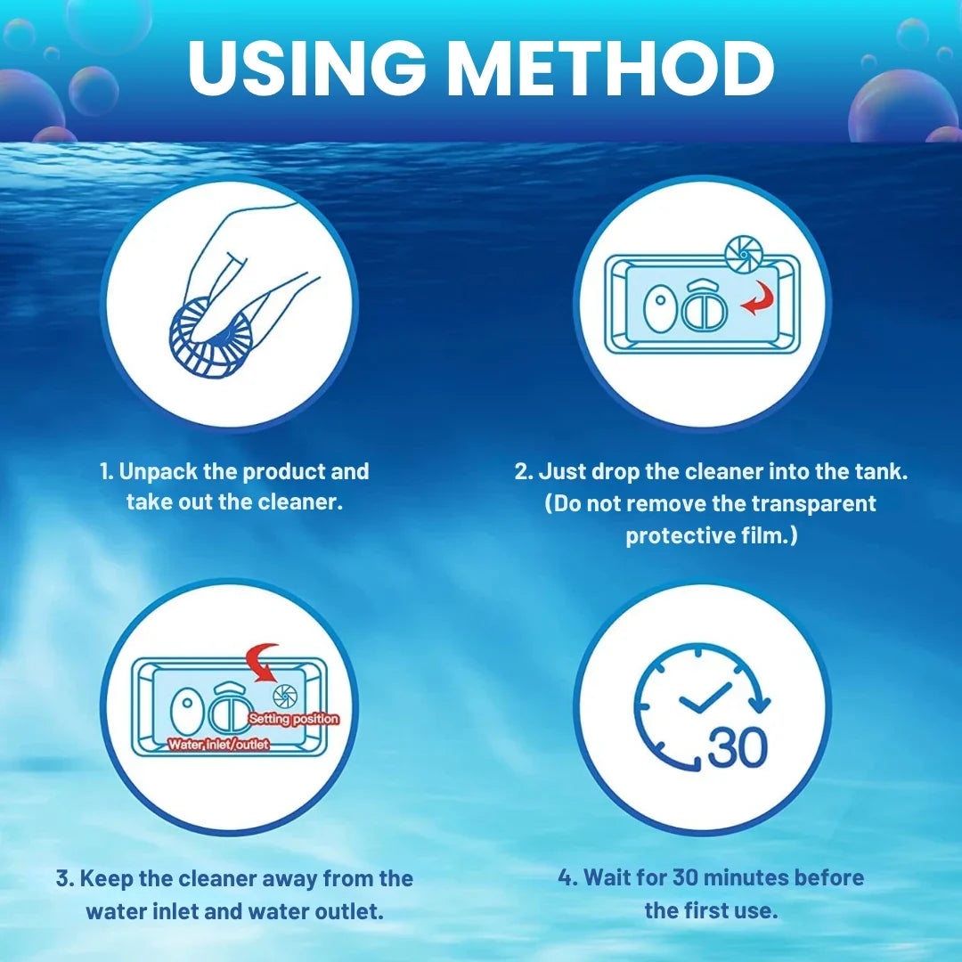 💧 AutoFlush Automatic Toilet Cleaning Pods (50% Off - Flash Deal) ✨