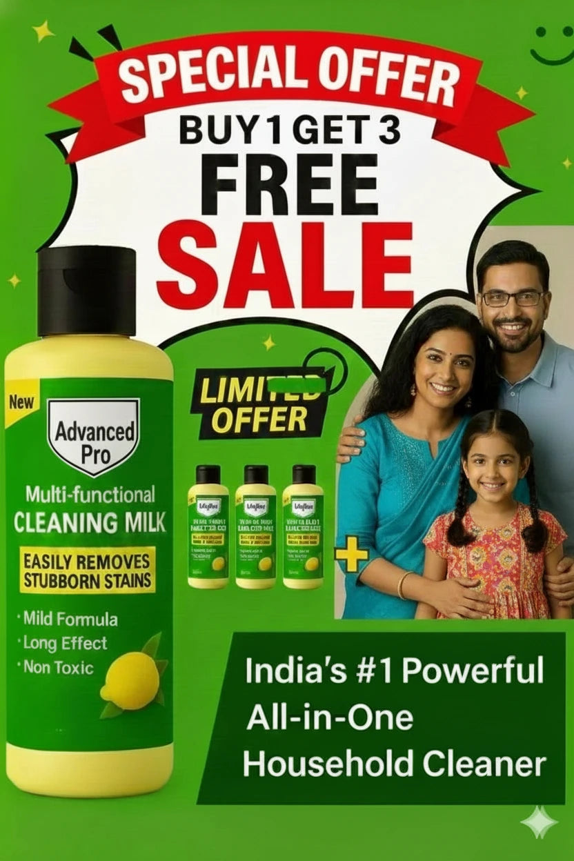 🔥India's No.1 Multipurpose Cleaner (Buy 1 Get 3 Free)- FLASH SALE: 50% OFF I Limited Stock